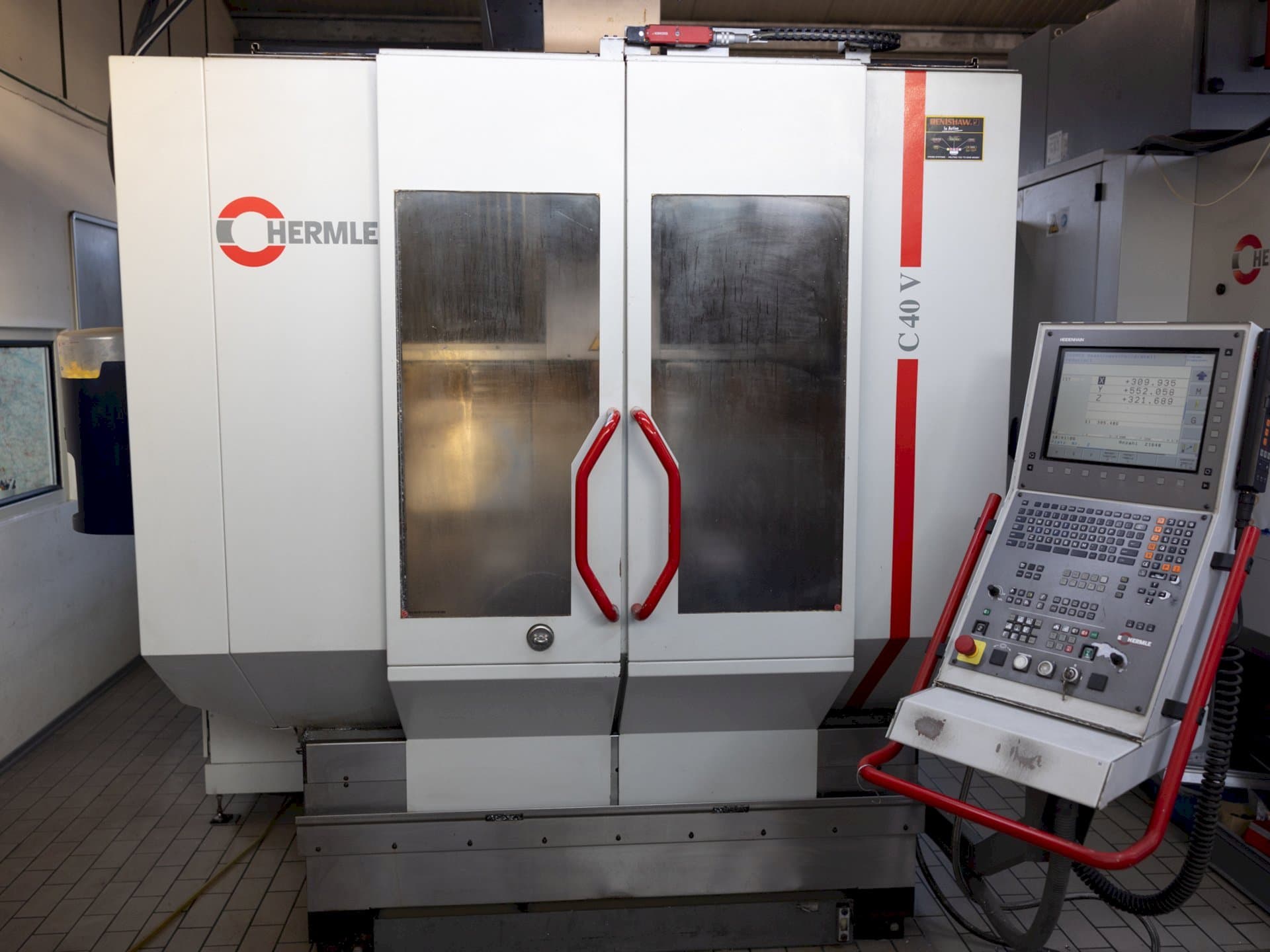Detalj  stroja HERMLE C 40 V