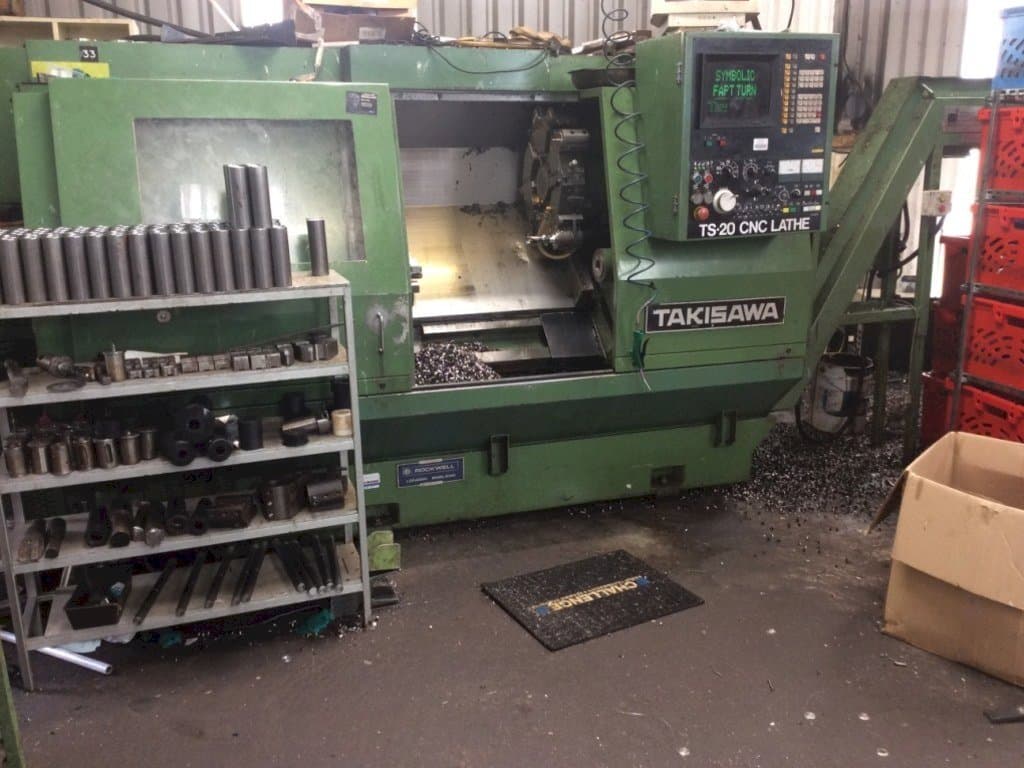 Prikaz stroja Takisawa TS-20 sprijeda