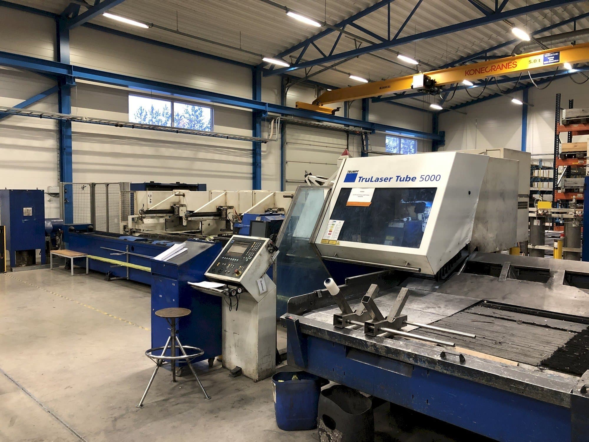 Prikaz stroja Trumpf TruLaser Tube 5000 sprijeda