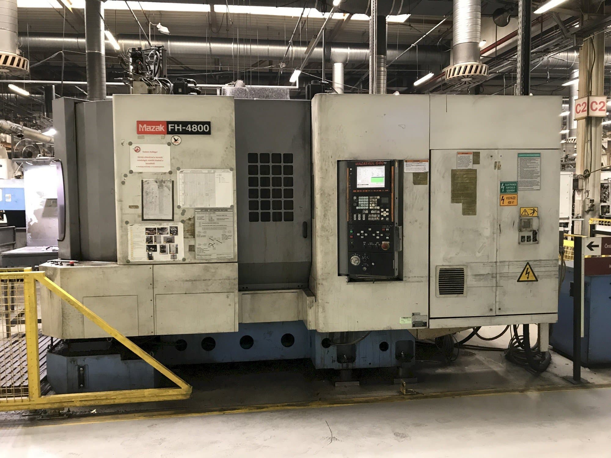Prikaz stroja Mazak FH-4800 40T sprijeda