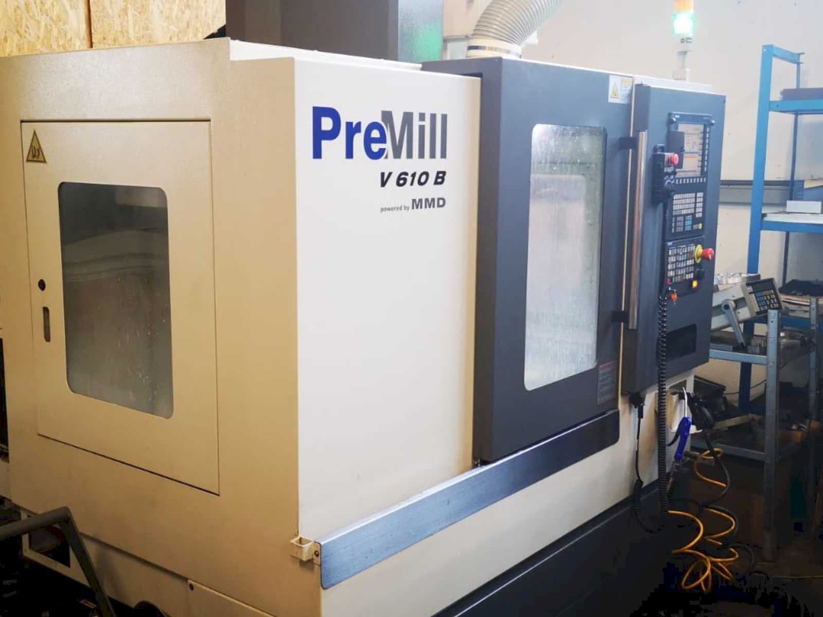 Prikaz stroja PreMill V 610 B sprijeda