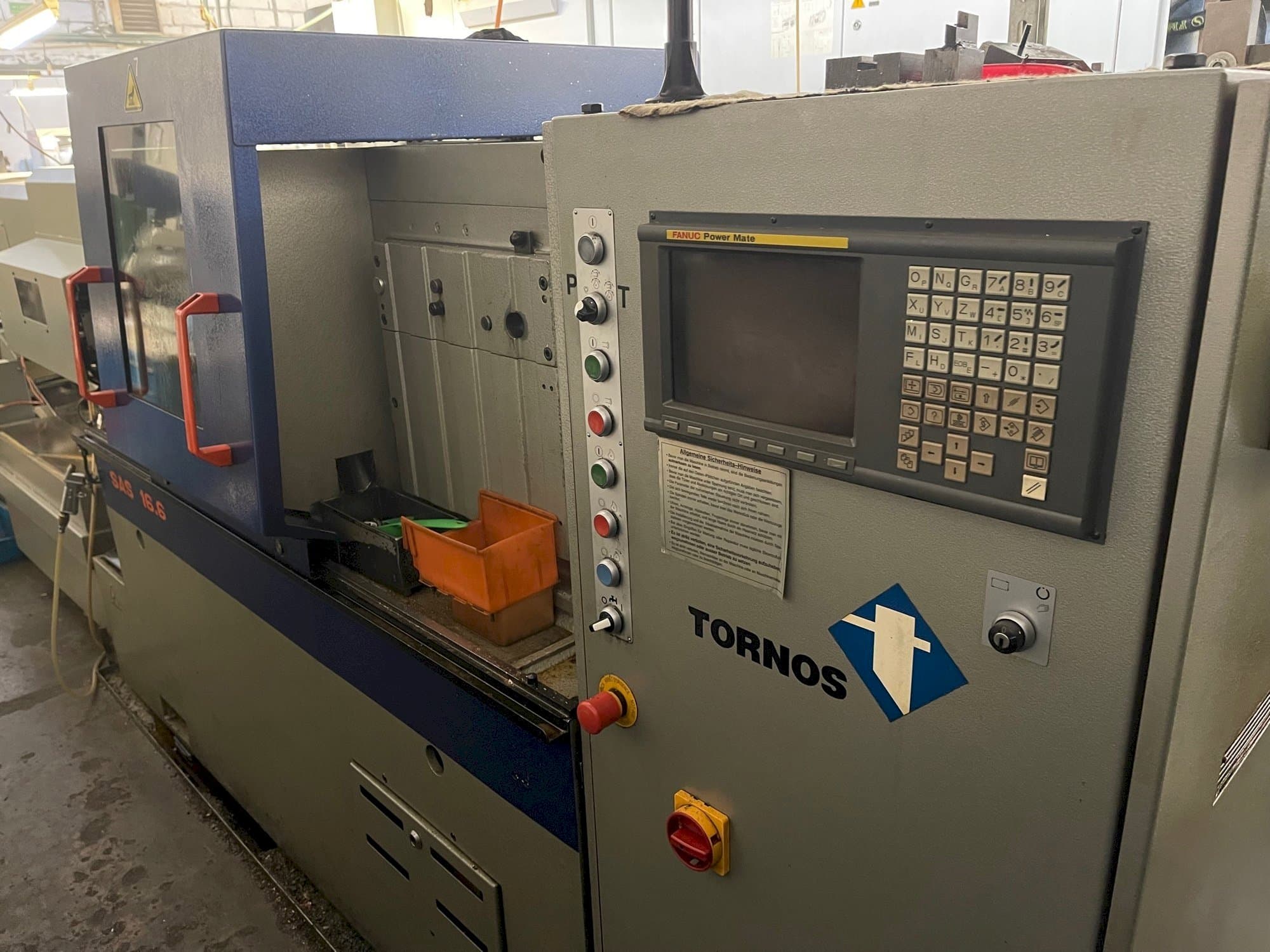 Prikaz stroja TORNOS SAS 16.6 sprijeda