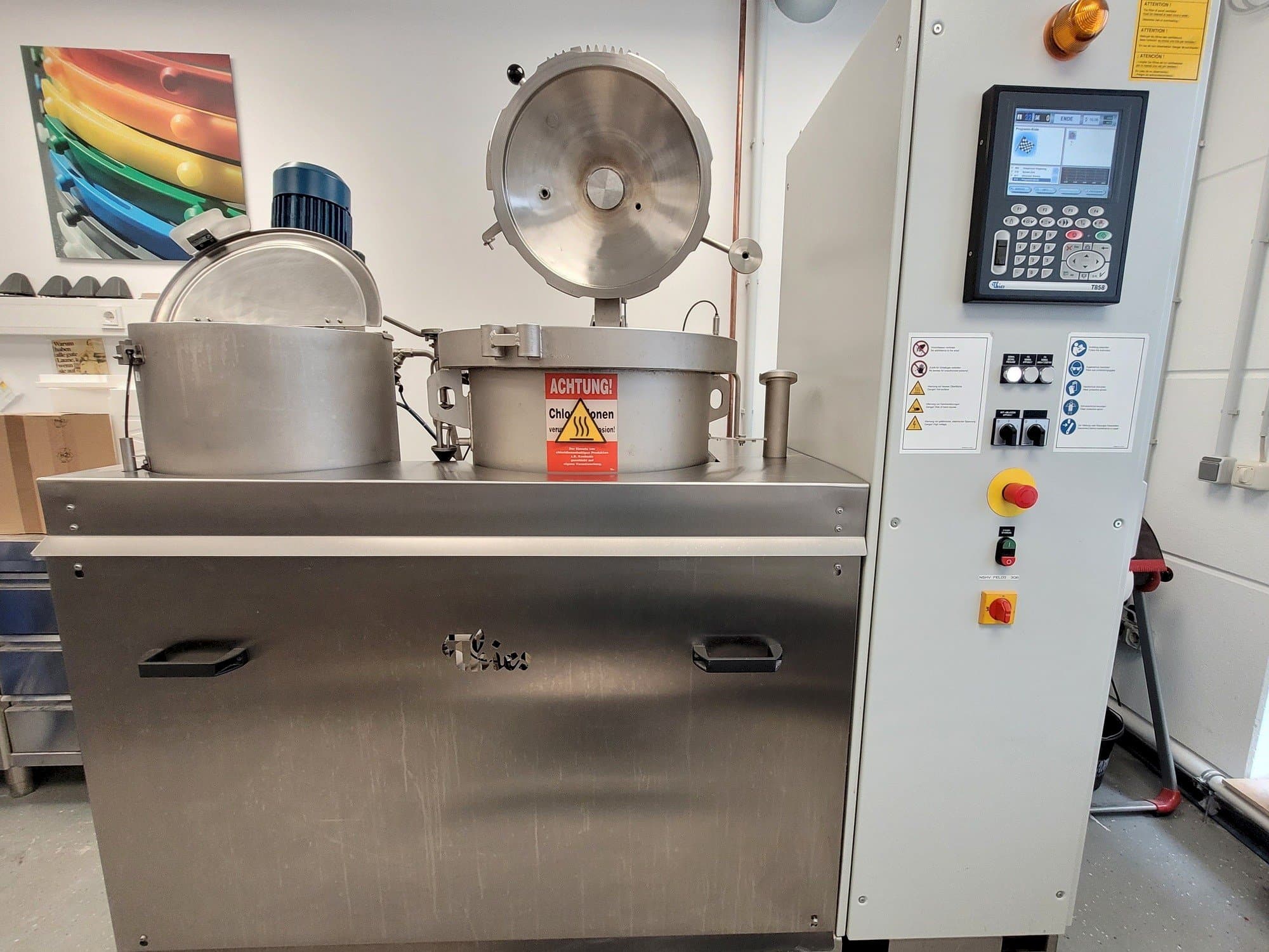 Prikaz stroja Thies eCOLOR Type 1/550/1 sprijeda