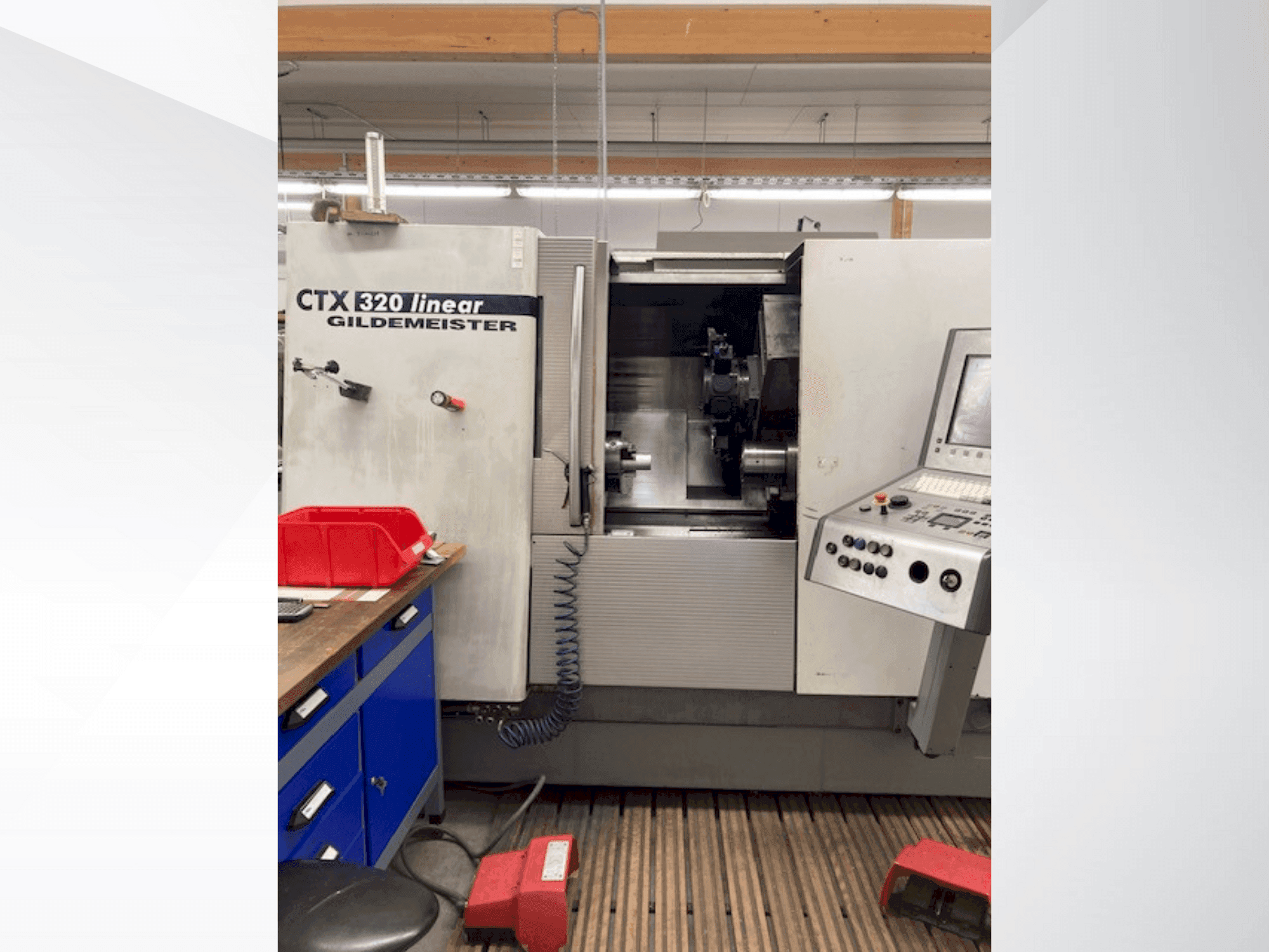 Prikaz  stroja Gildemeister CTX 320 linear  sprijeda