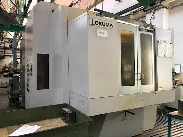 Prikaz stroja Okuma MB-500H sprijeda