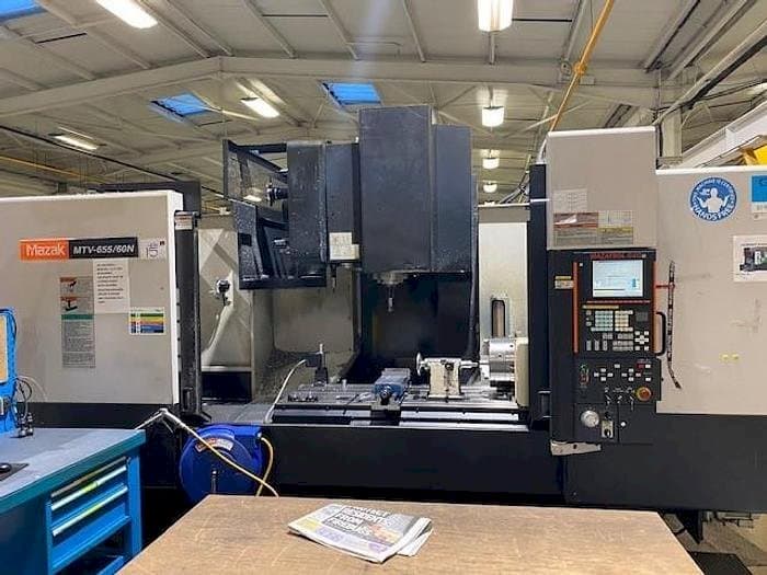 Prikaz stroja Mazak MTV 655/60N sprijeda