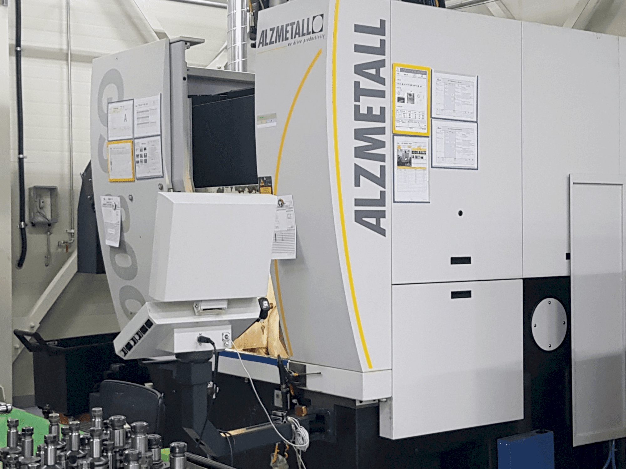 Prikaz  stroja Alzmetall GS800/5-T  sprijeda