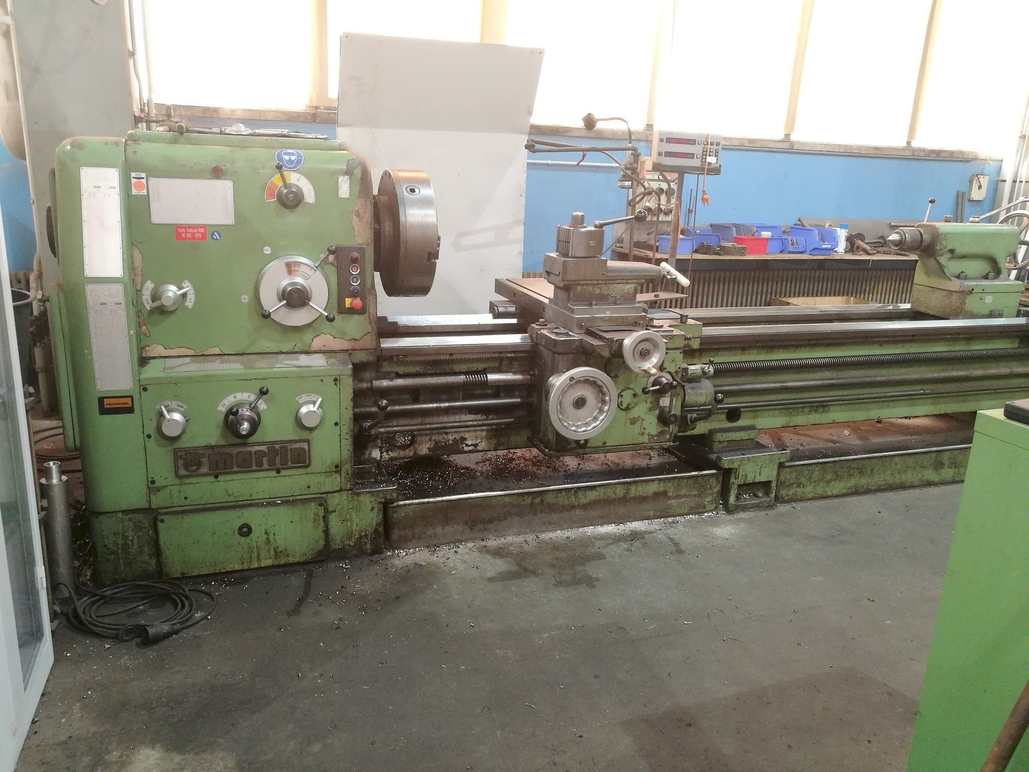 Prikaz stroja Martin DS 80 sprijeda