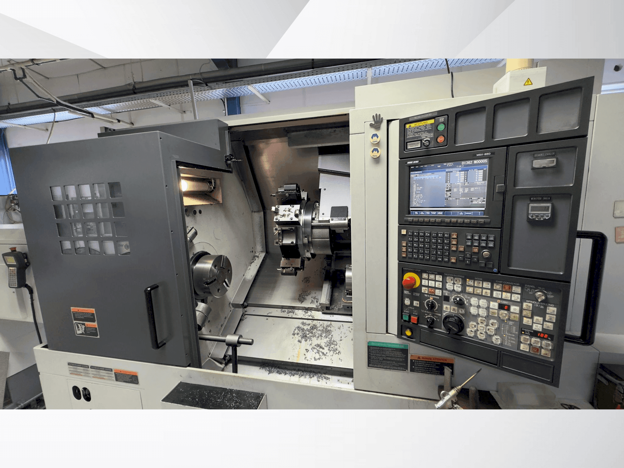 Prikaz stroja MORI SEIKI NL 2500 SY/700 sprijeda