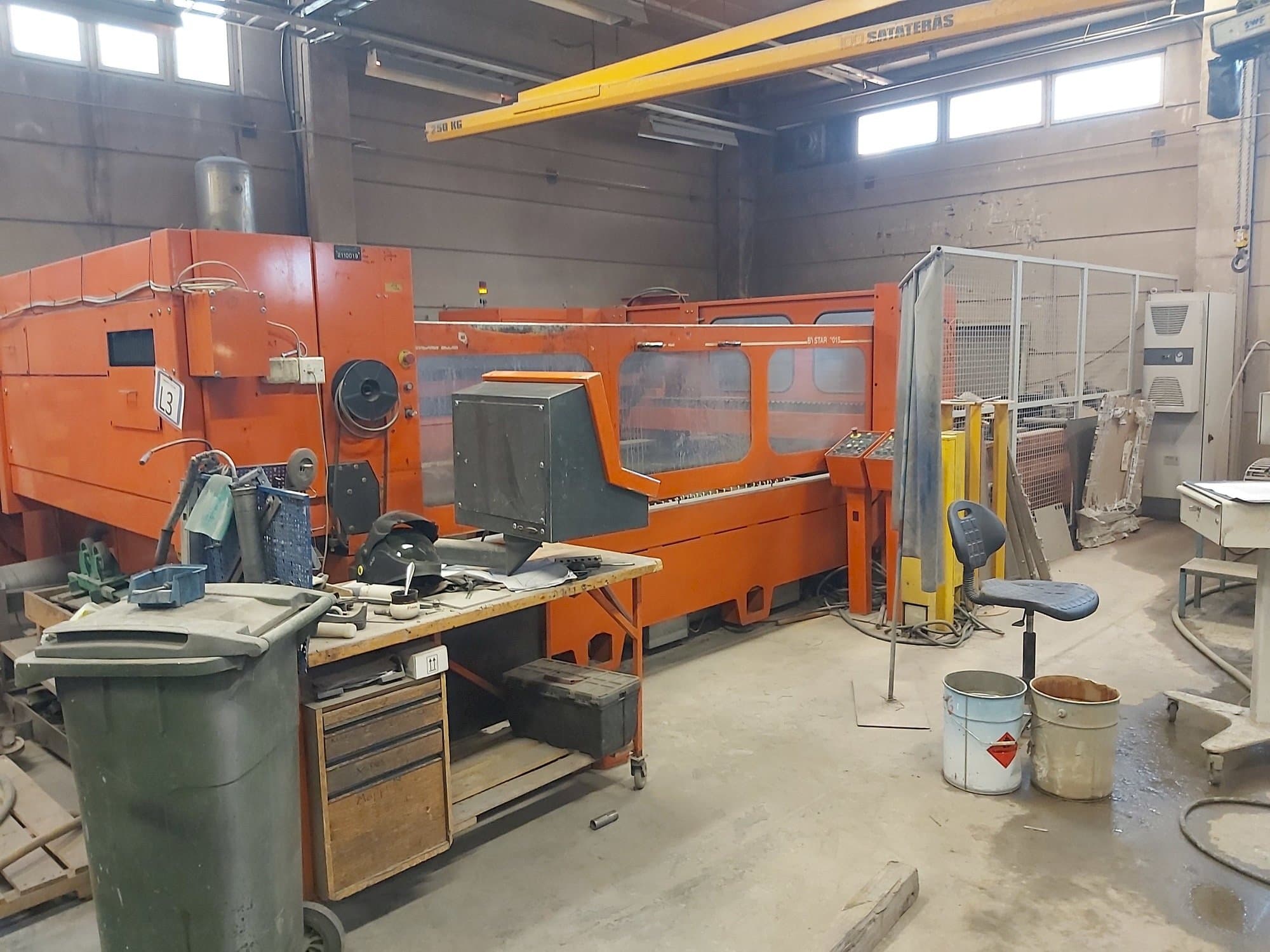 Prikaz stroja Bystronic BTL 3500 sprijeda