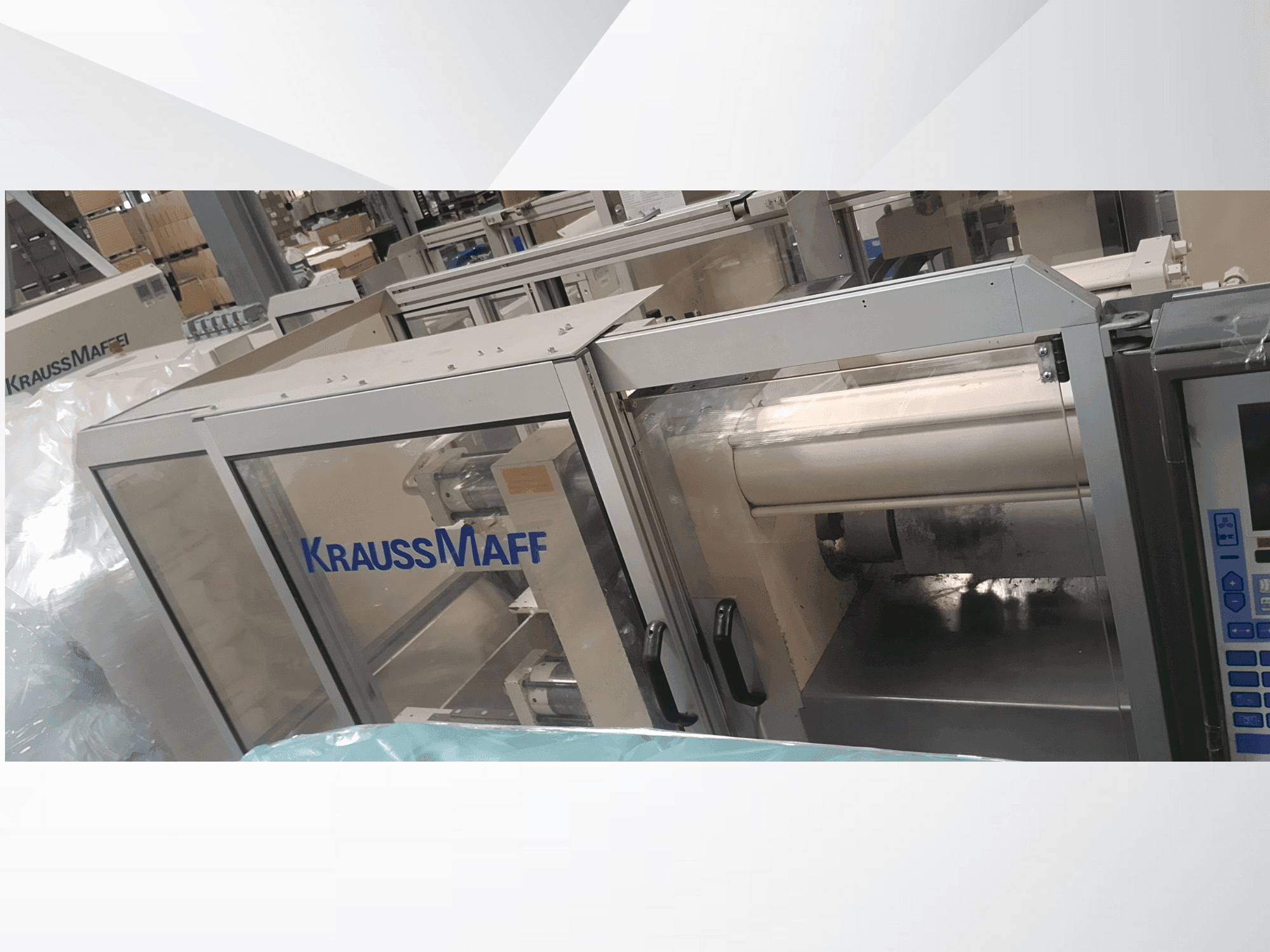 Prikaz  stroja Krauss Maffei 340 c2/80  sprijeda