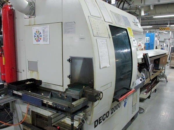 Prikaz lijeve strane stroja Tornos-Bechler DECO 20