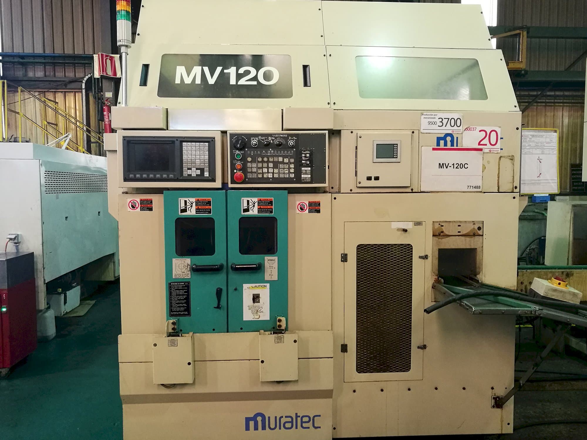 Prikaz stroja MURATA Muratec MV 120 sprijeda