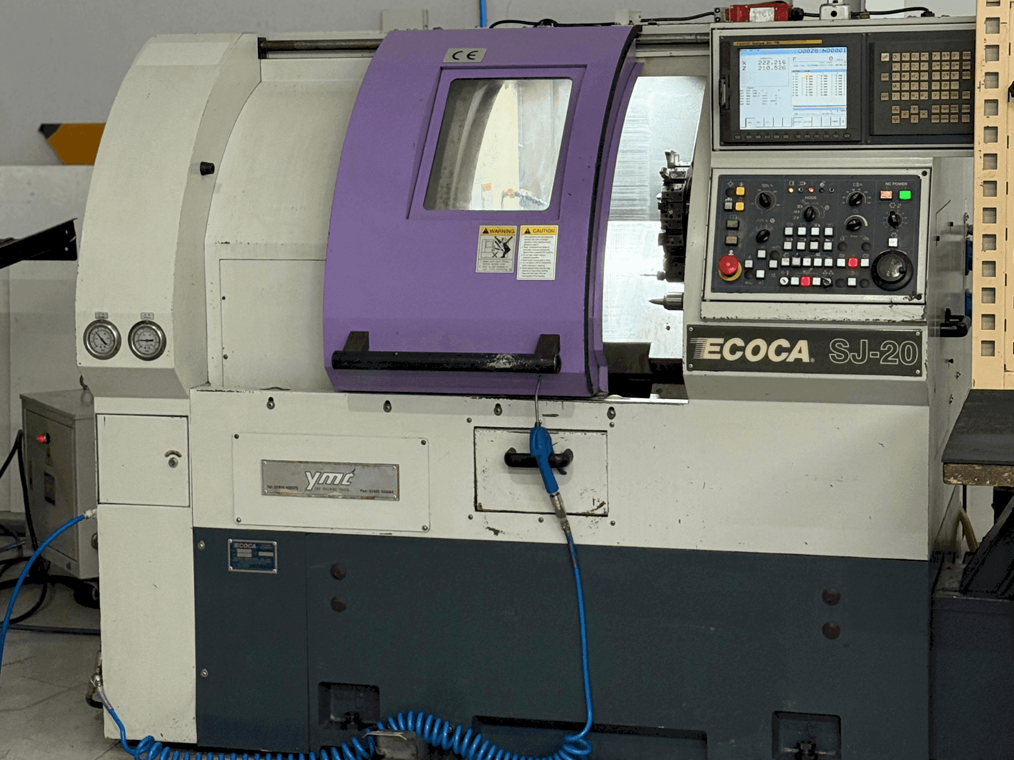 Prikaz stroja ECOCA SJ-20 sprijeda