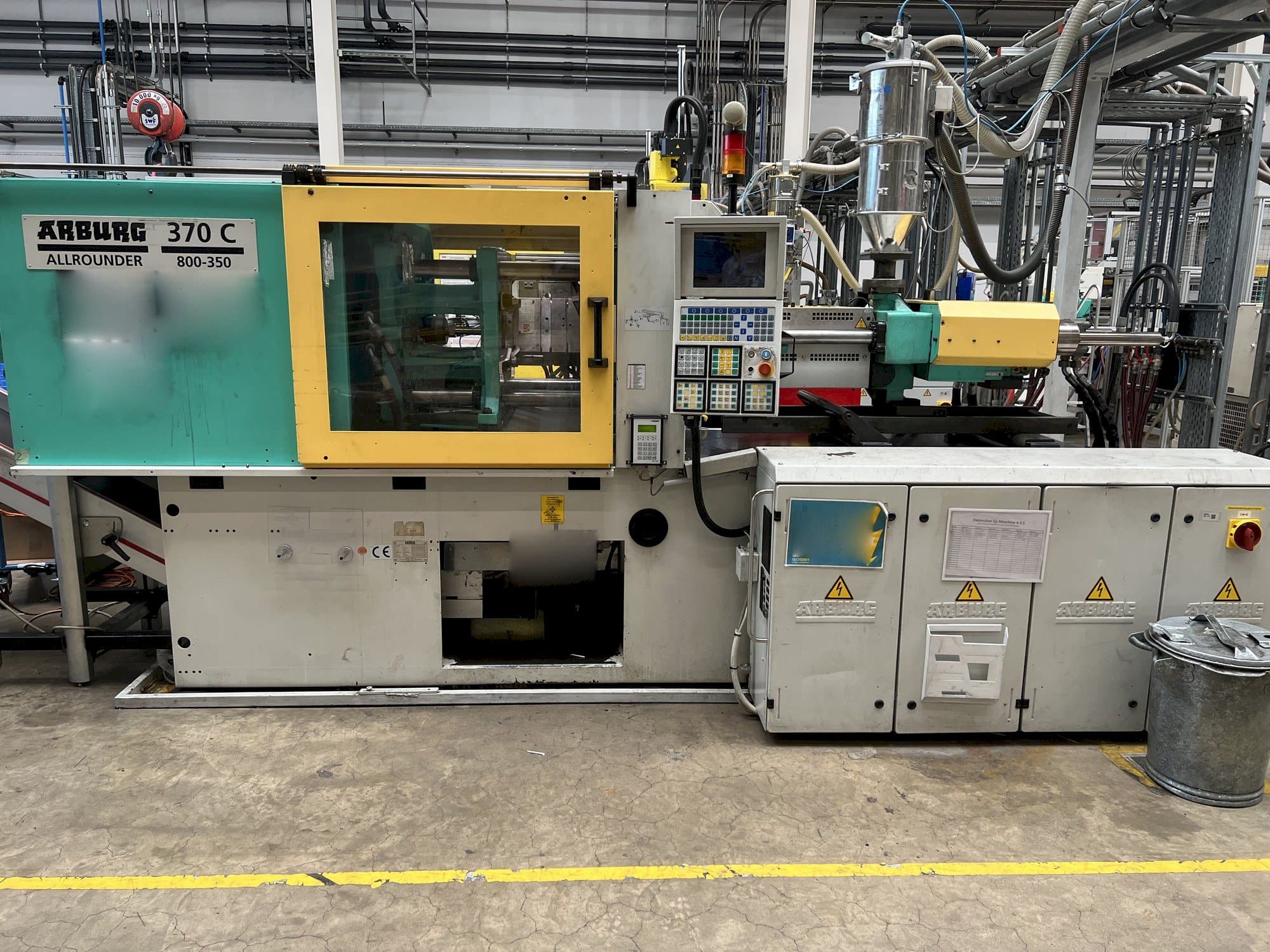 Prikaz stroja Arburg 370C-800-350 sprijeda