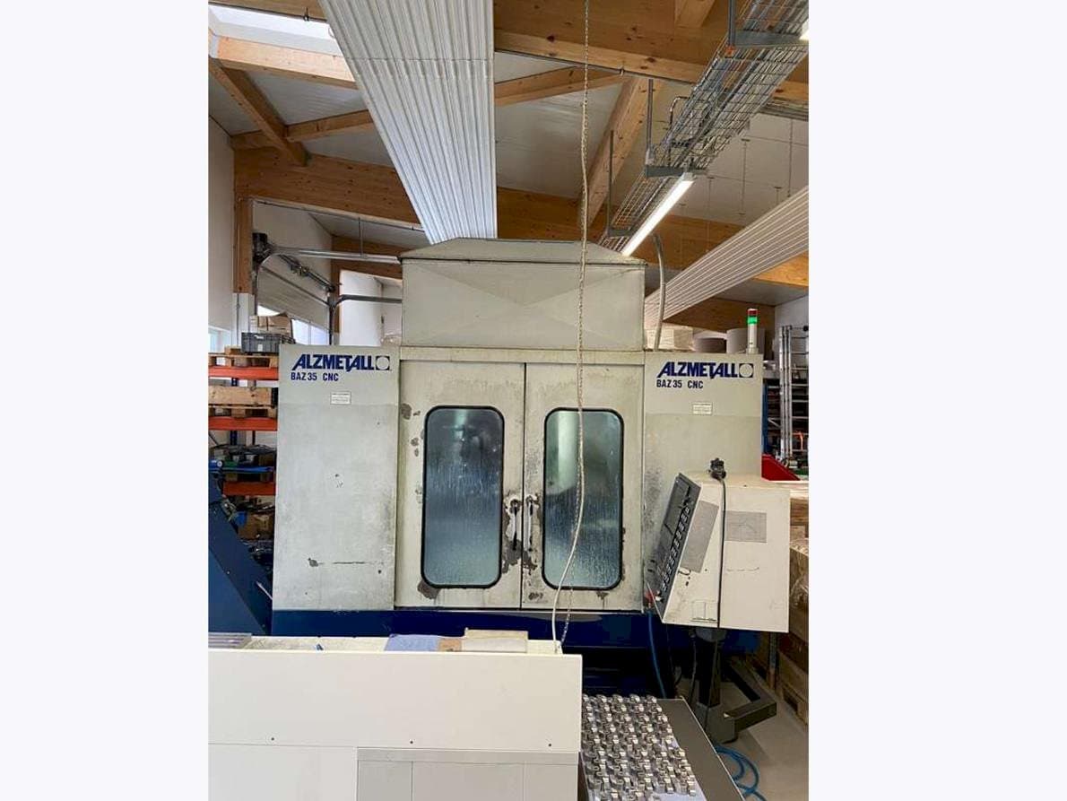 Prikaz stroja Alzmetall CNC BAZ 35 sprijeda