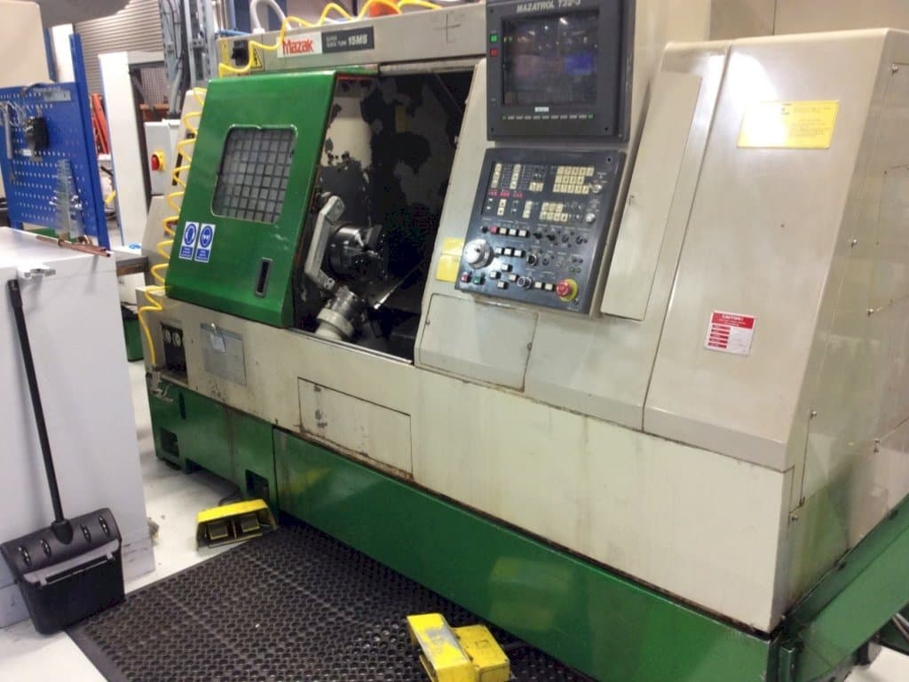 Prikaz  stroja Mazak Super QuickTurn 15MS  sprijeda