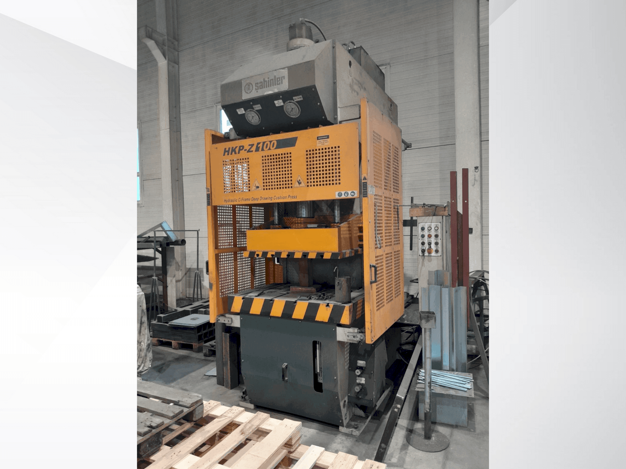 Prikaz stroja Sahinler HKP-Z 100 sprijeda