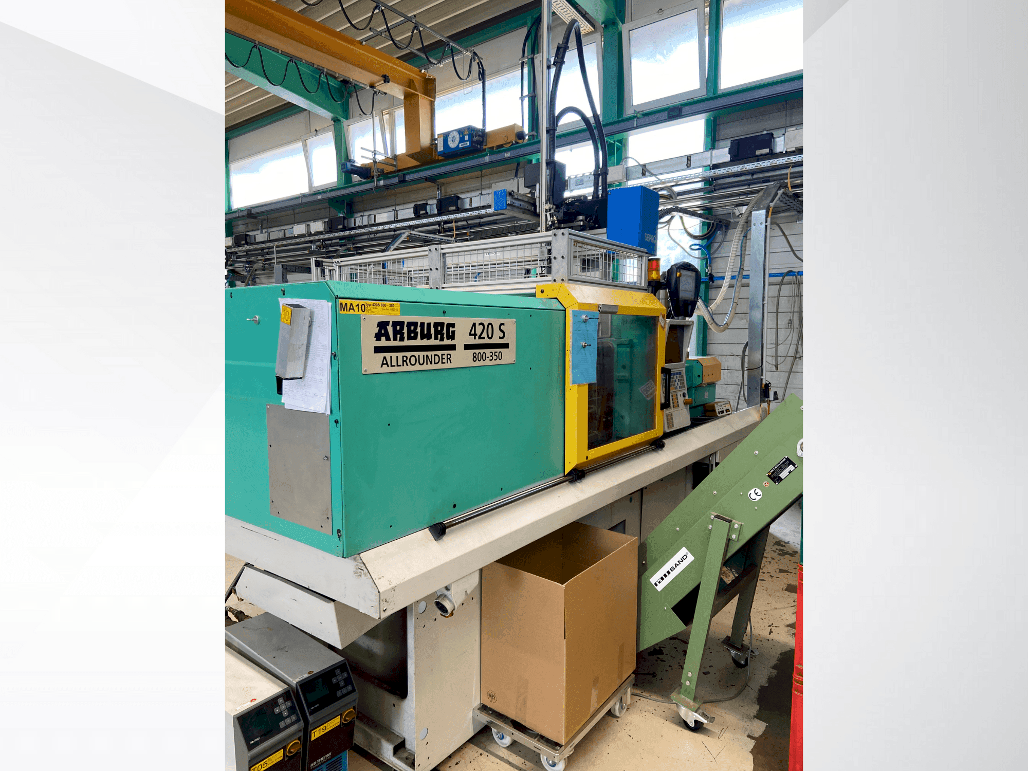 Prikaz stroja Arburg Allrounder 420 S 800-350 sprijeda