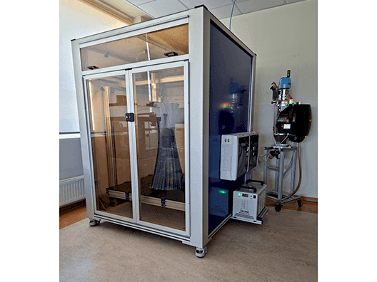 Prikaz stroja Terracubed T1000 sprijeda