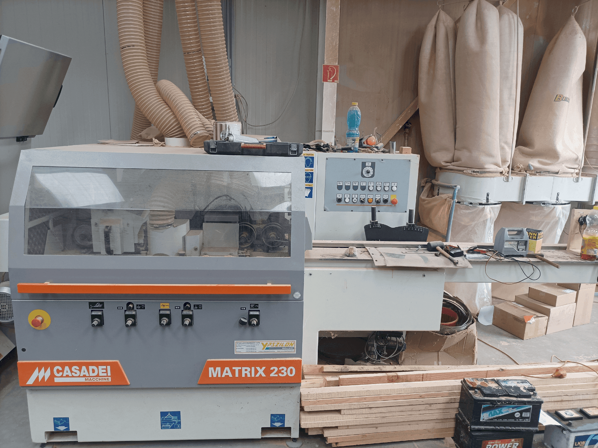 Prikaz  stroja CASADEI MATRIX 230 (2018)  sprijeda