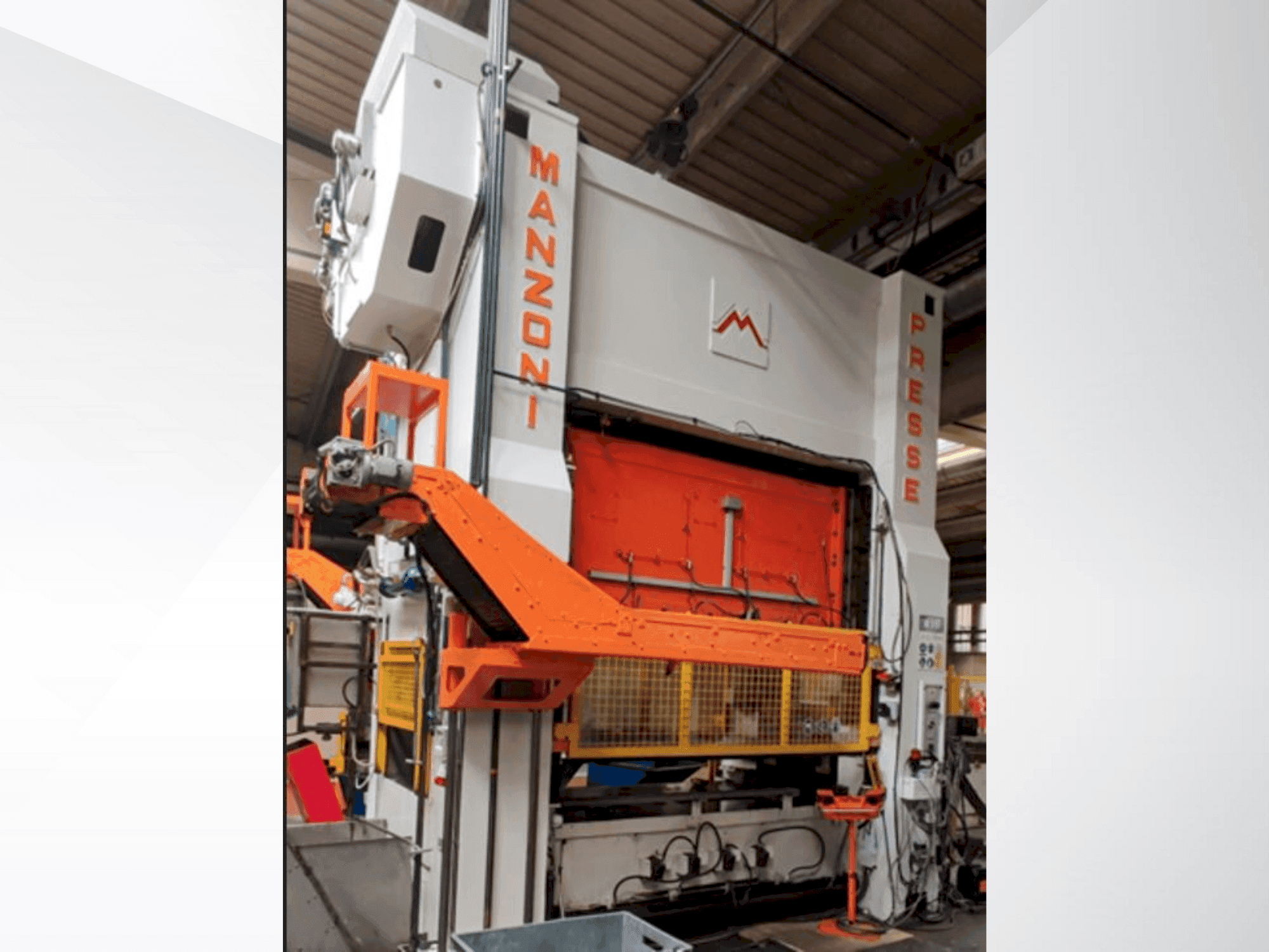 Prikaz  stroja RAVNE PRESSES Manzoni 315  sprijeda