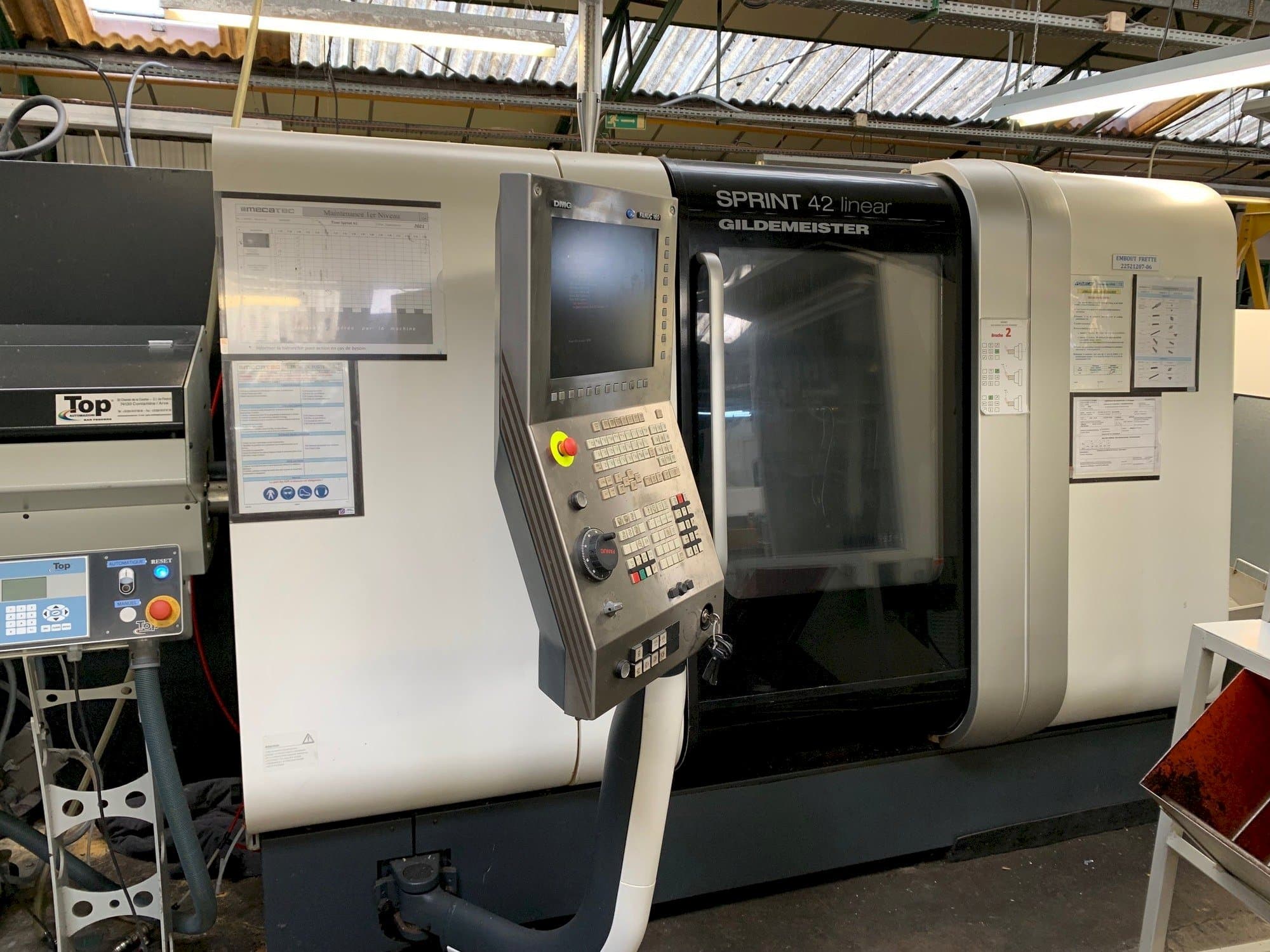 Prikaz stroja DMG SPRINT 42 linear sprijeda