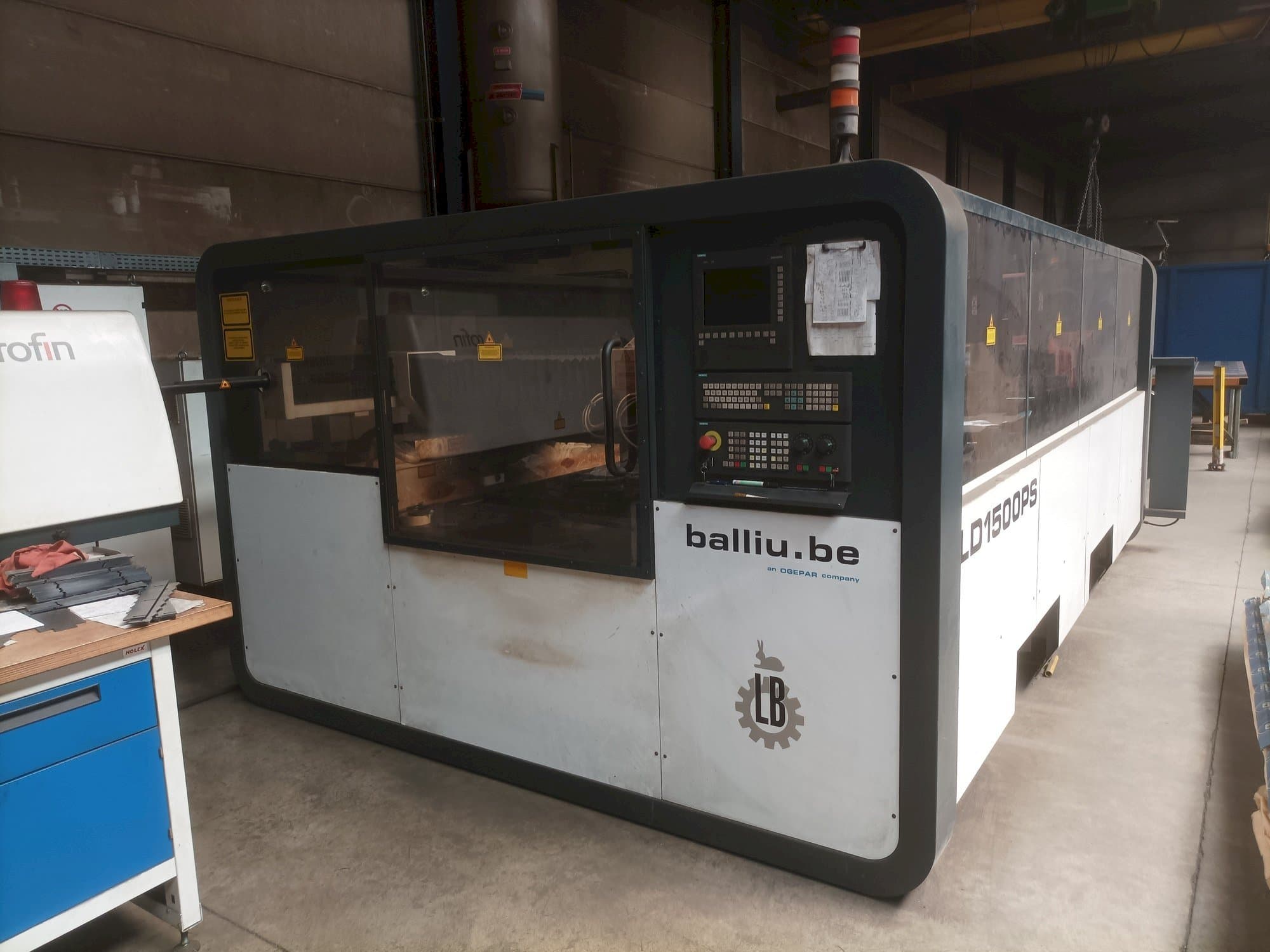 Prikaz  stroja Balliu  LD 1500 PS  sprijeda