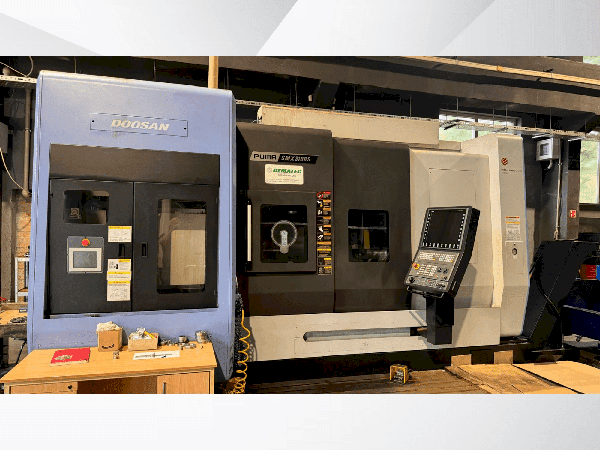 Prikaz stroja DOOSAN PUMA SMX 3100 S sprijeda