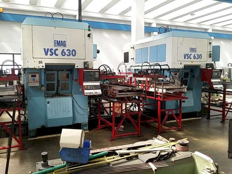 Prikaz lijeve strane stroja EMAG VSC 630