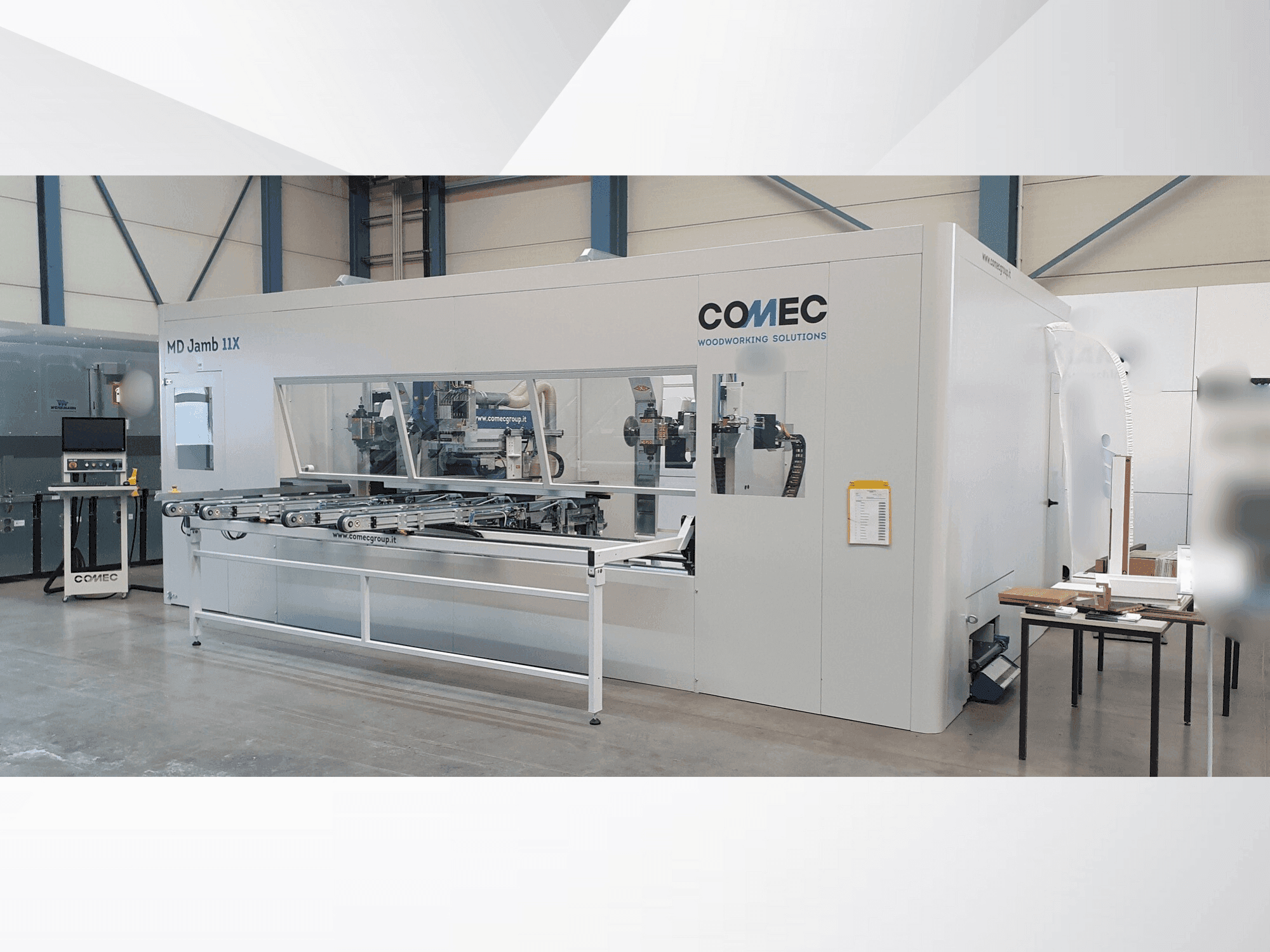 Prikaz  stroja COMEC MD JAM  sprijeda