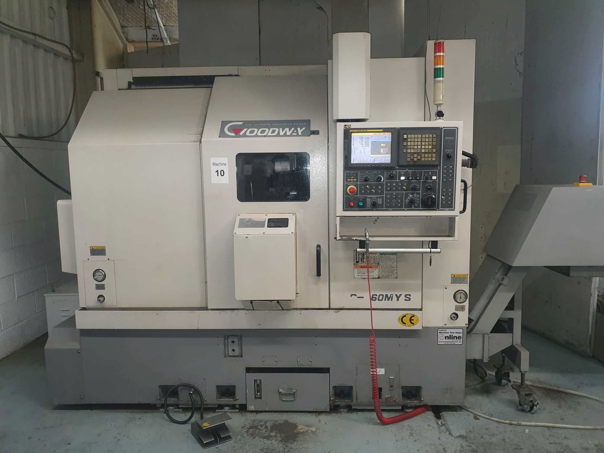 Prikaz stroja Goodway GS-260MYS sprijeda