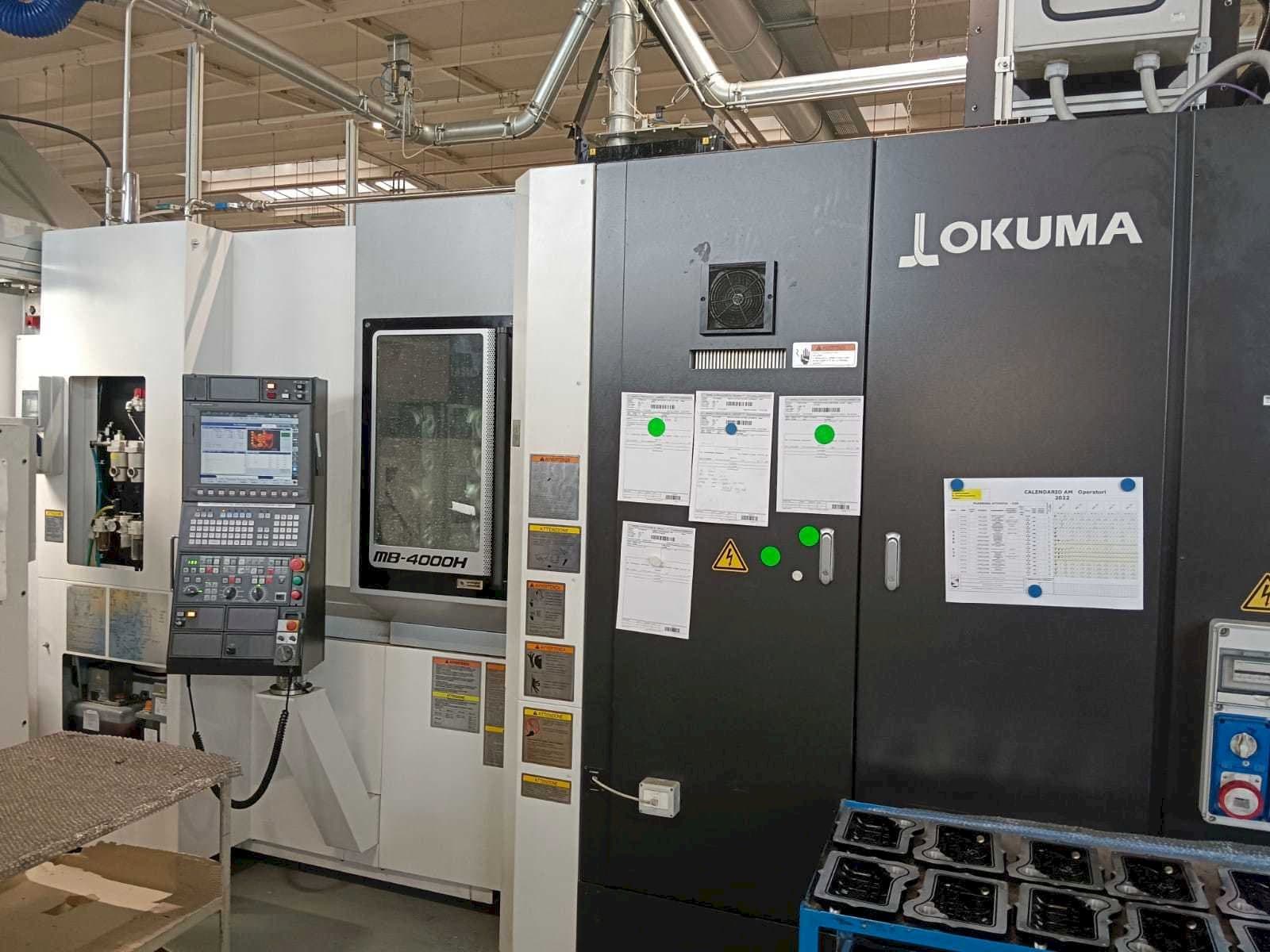 Prikaz stroja Okuma MB-4000H sprijeda