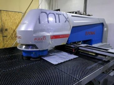 Prikaz  stroja Euromac MTX Flex 6  sprijeda