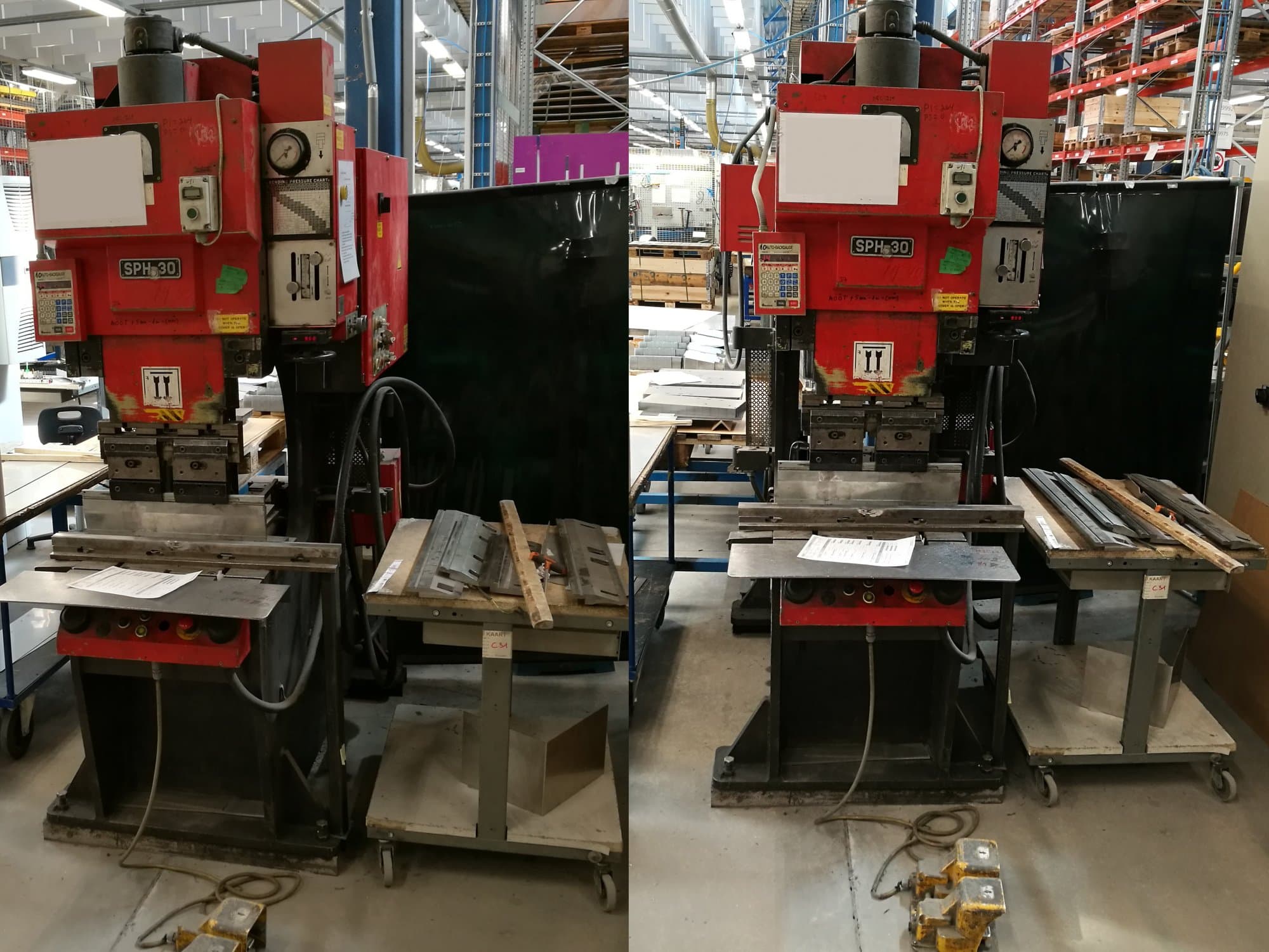 Prikaz  stroja AMADA SPH-30C sprijeda