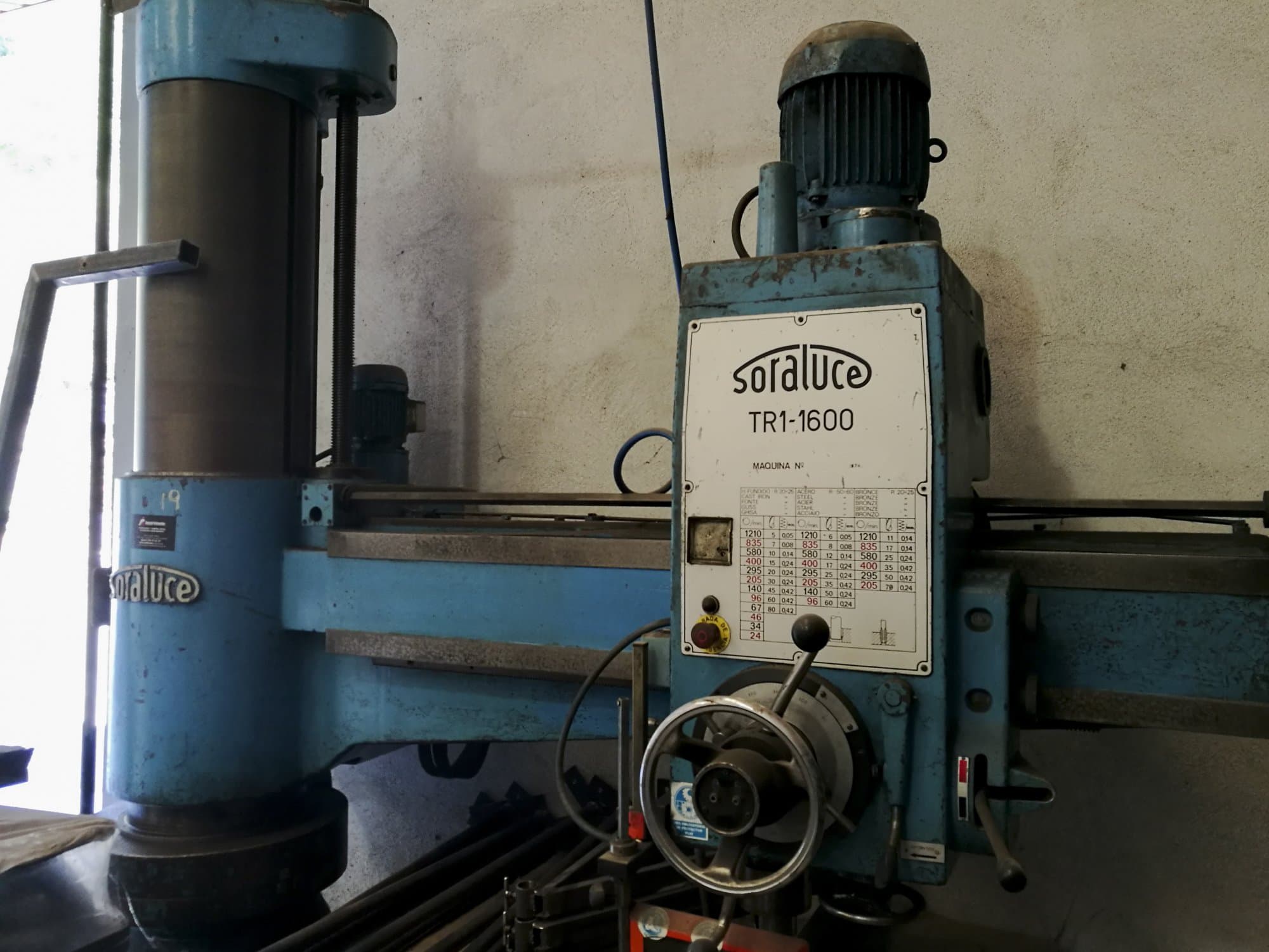Prikaz stroja Soraluce TR1-1600 zdesna