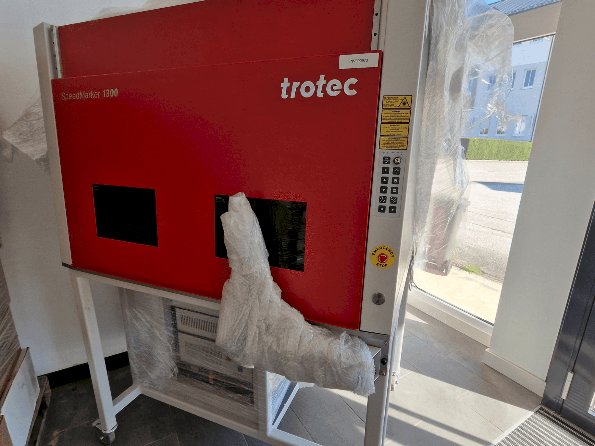 Prikaz stroja Trotec SpeedMarker 1300 sprijeda
