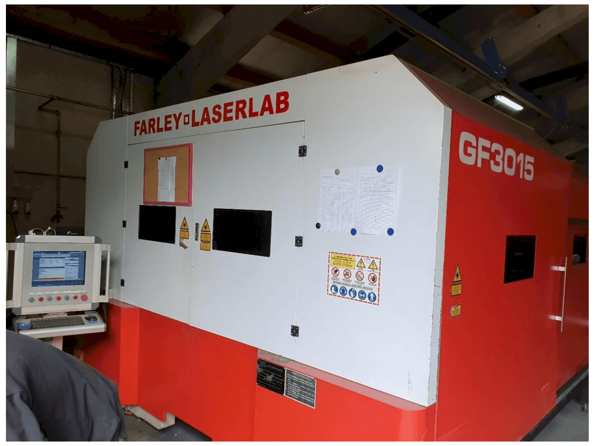 Prikaz stroja Farley Laserlab Ht Gf 3015 Fiber sprijeda