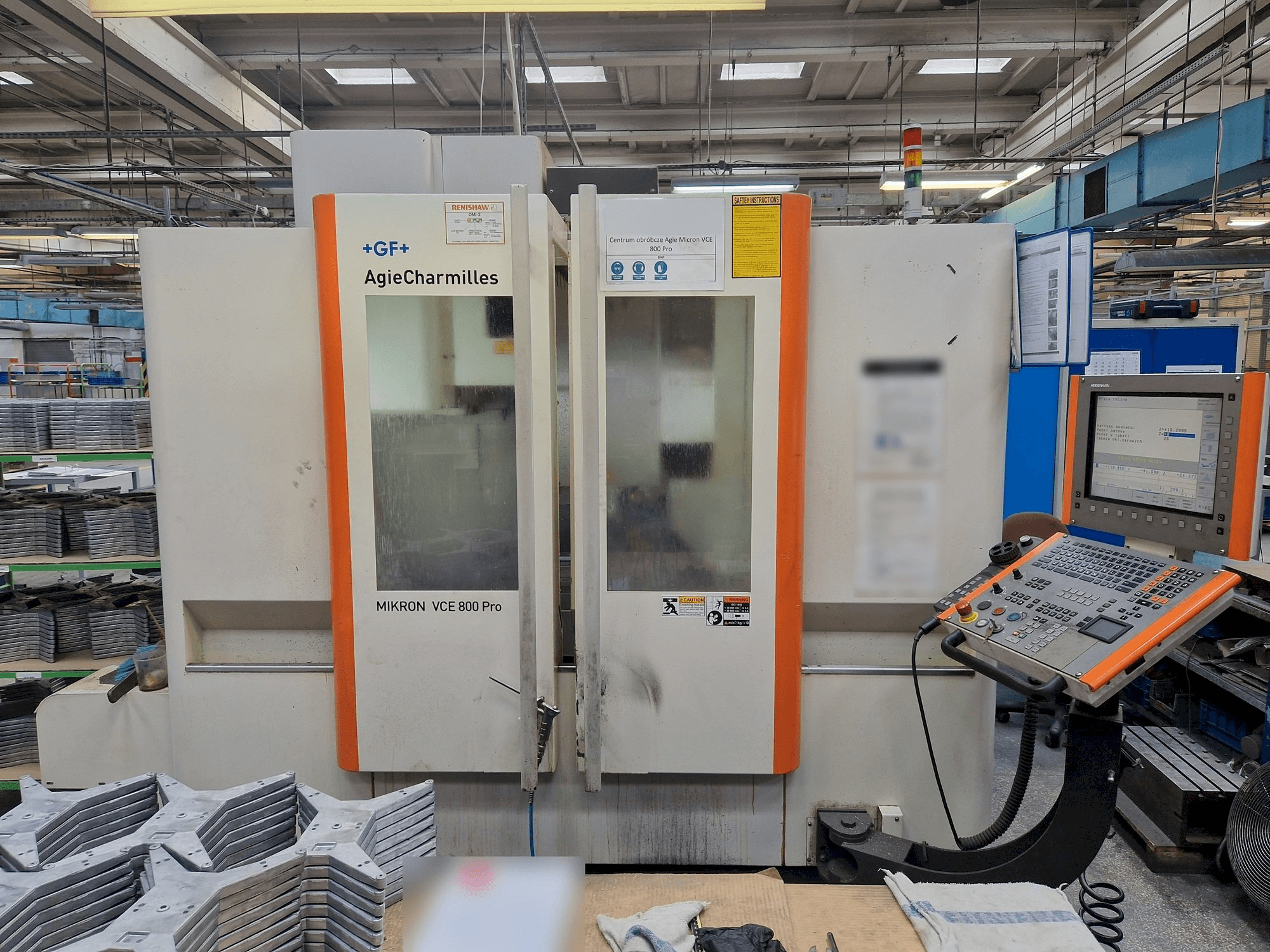 Prikaz stroja AgieCharmilles MIKRON VCE 800 PRO sprijeda