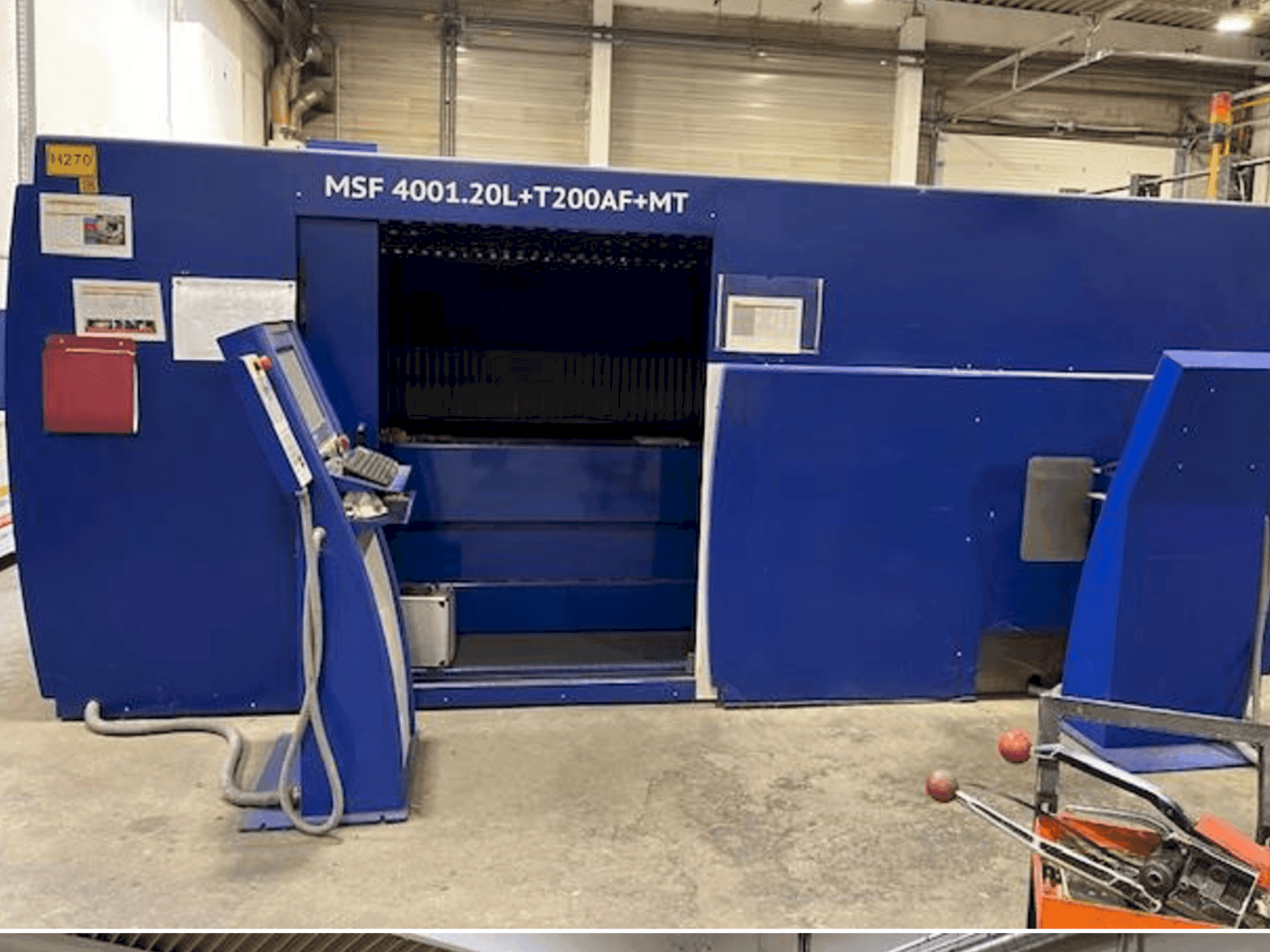 Prikaz stroja MicroStep Fiber MSF 4001.20L sprijeda