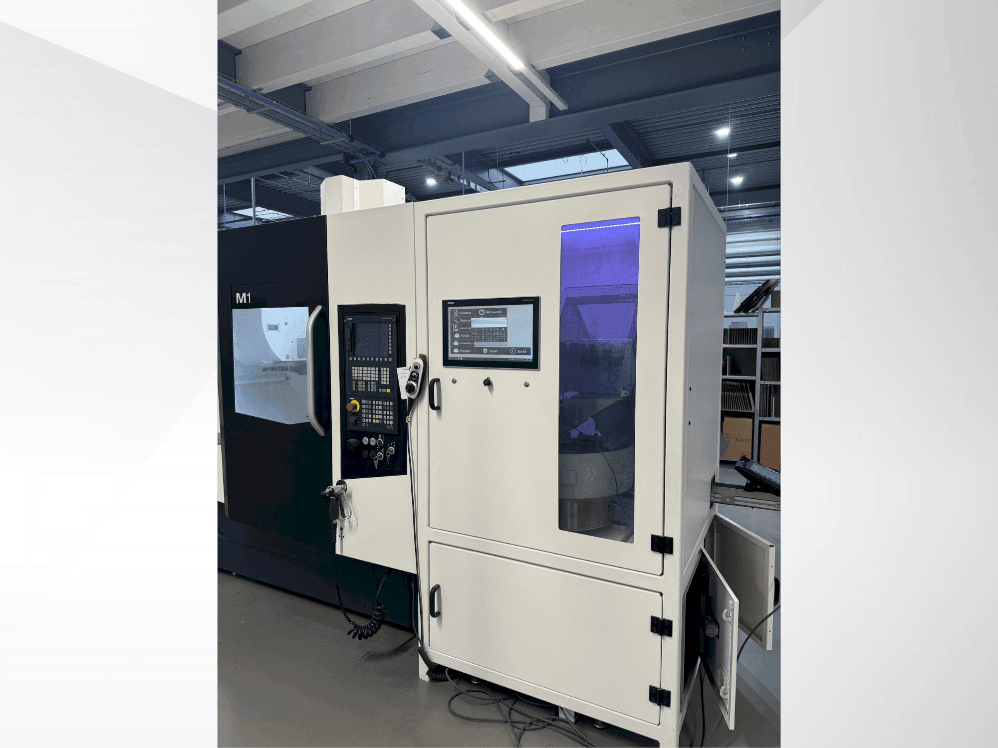 Prikaz stroja DMG M1 sprijeda