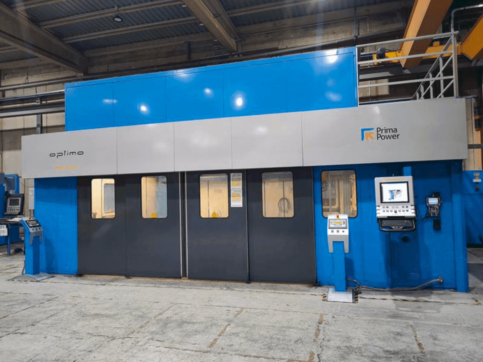 Prikaz stroja Prima Power Optimo TheLASER sprijeda