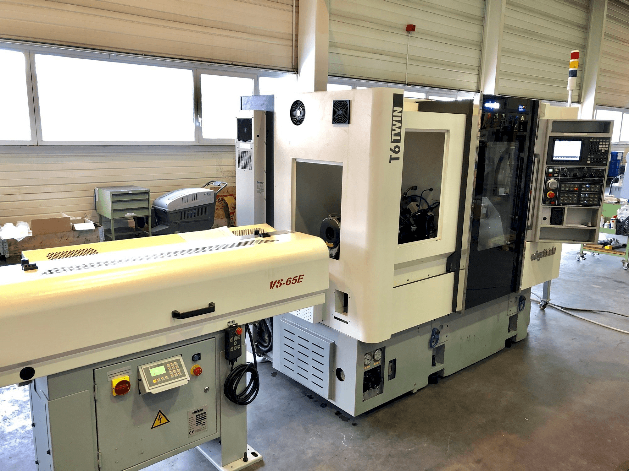 Prikaz stroja Müga T6 Twin 60 sprijeda