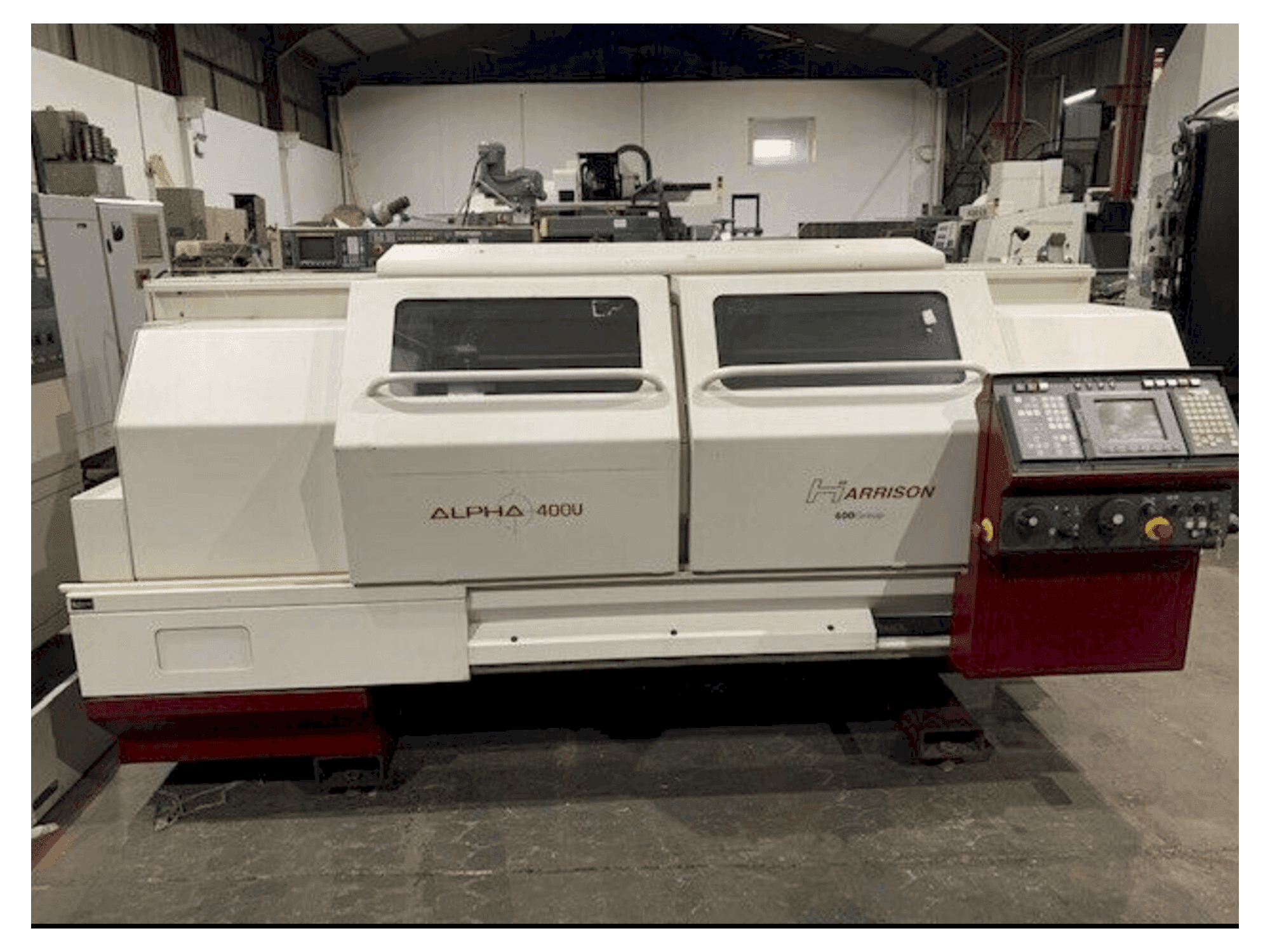 Prikaz stroja Harrison ALPHA 400 U sprijeda