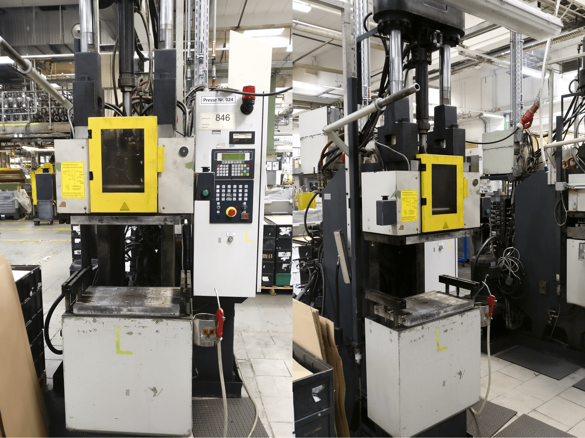 Prikaz desne strane stroja Kloeckner Desma 956.050