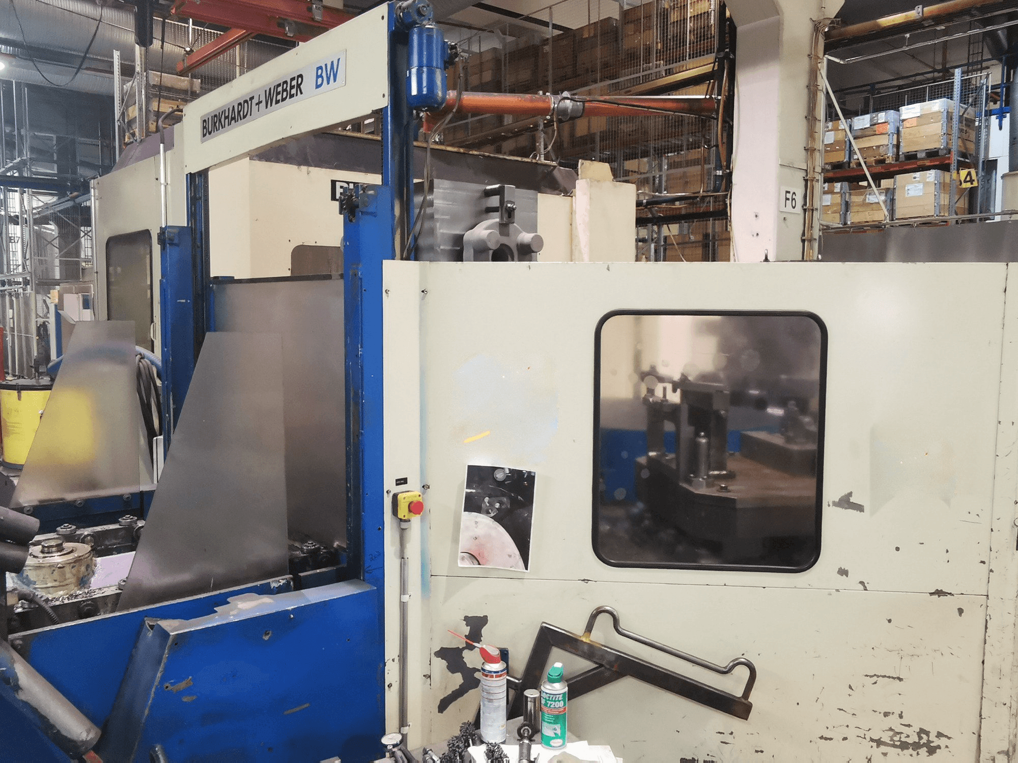 Prikaz stroja Burkhardt-Weber MC80 sprijeda