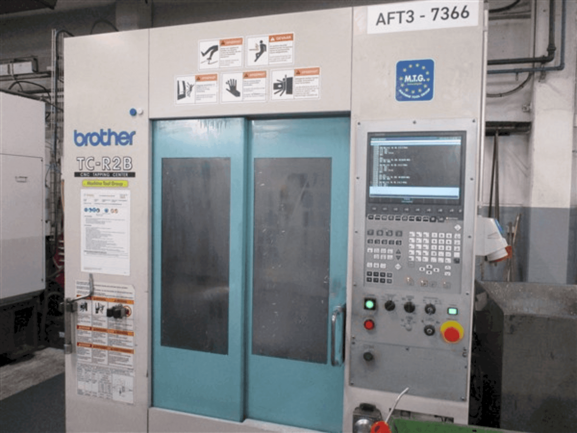 Prikaz stroja Brother TC-R2B sprijeda