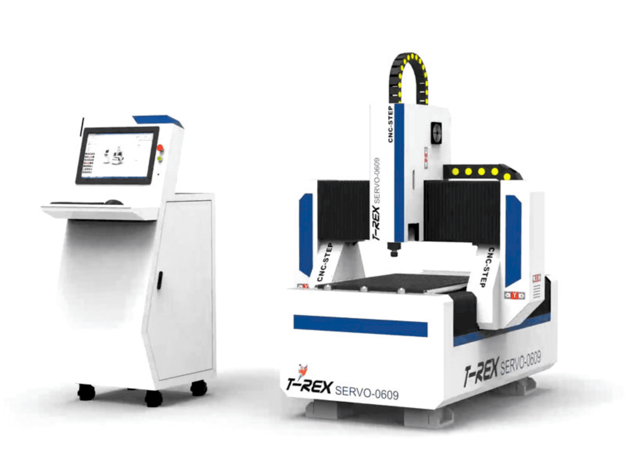 Prikaz stroja T-Rex Servo-0609 sprijeda