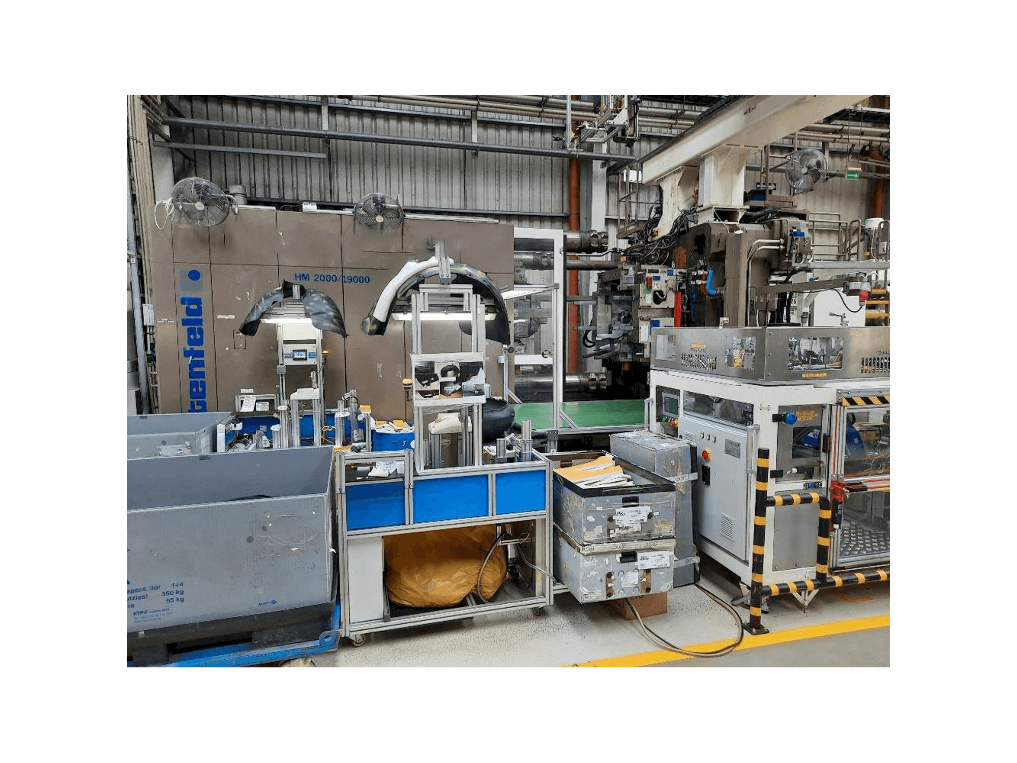 Prikaz stroja Battenfeld HM2000/19000 sprijeda