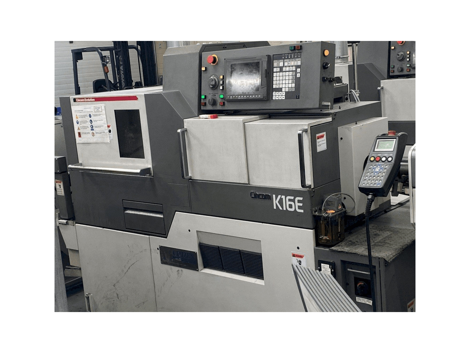 Prikaz stroja Citizen Cincom K16EVIIP sprijeda